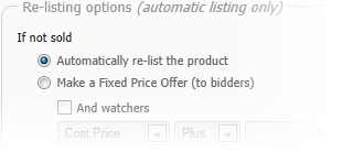 Easy product listing
